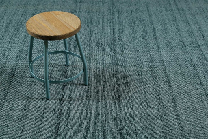 Gil Teppich petrol türkis Kurzflor rechteckig