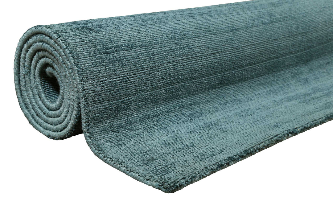 Gil Teppich petrol türkis Kurzflor rechteckig